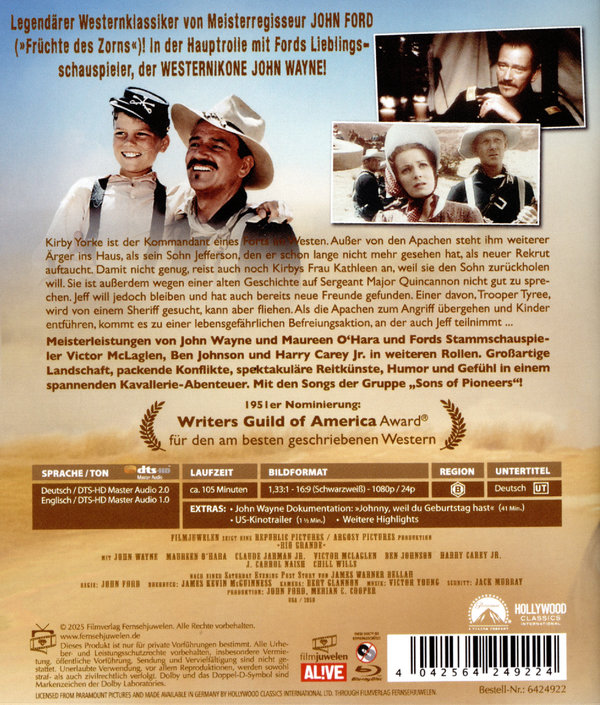 Rio Grande (John Wayne) (Neuauflage)  (Blu-ray Disc)