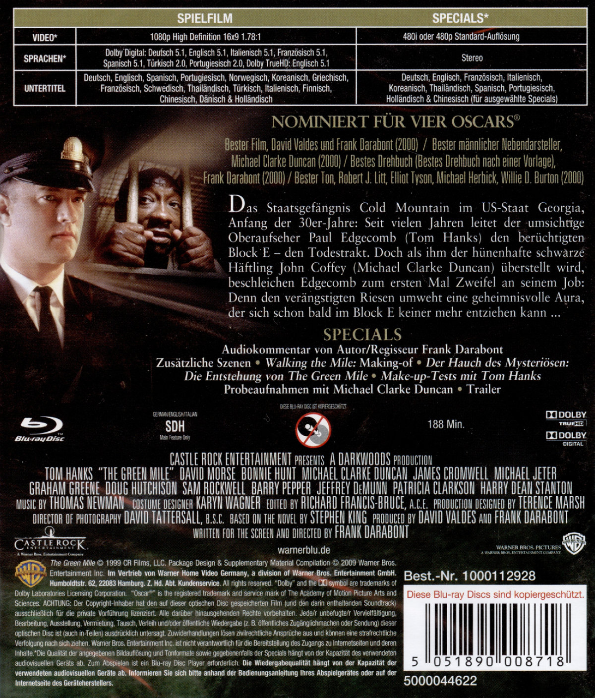 Green Mile, The (blu-ray)