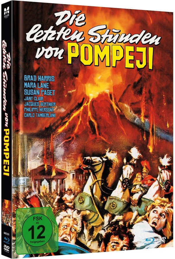 Die letzten Stunden von Pompeji - Uncut Extended Mediabook Edition  (DVD+blu-ray)