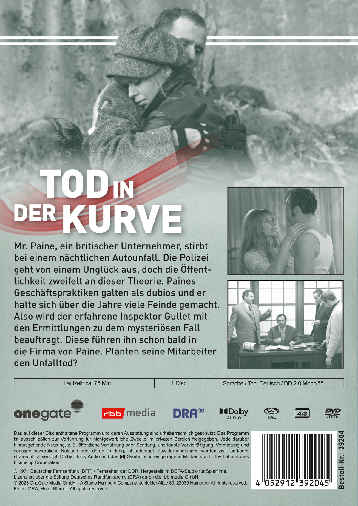 Tod in der Kurve (DDR TV-Archiv)  (DVD)