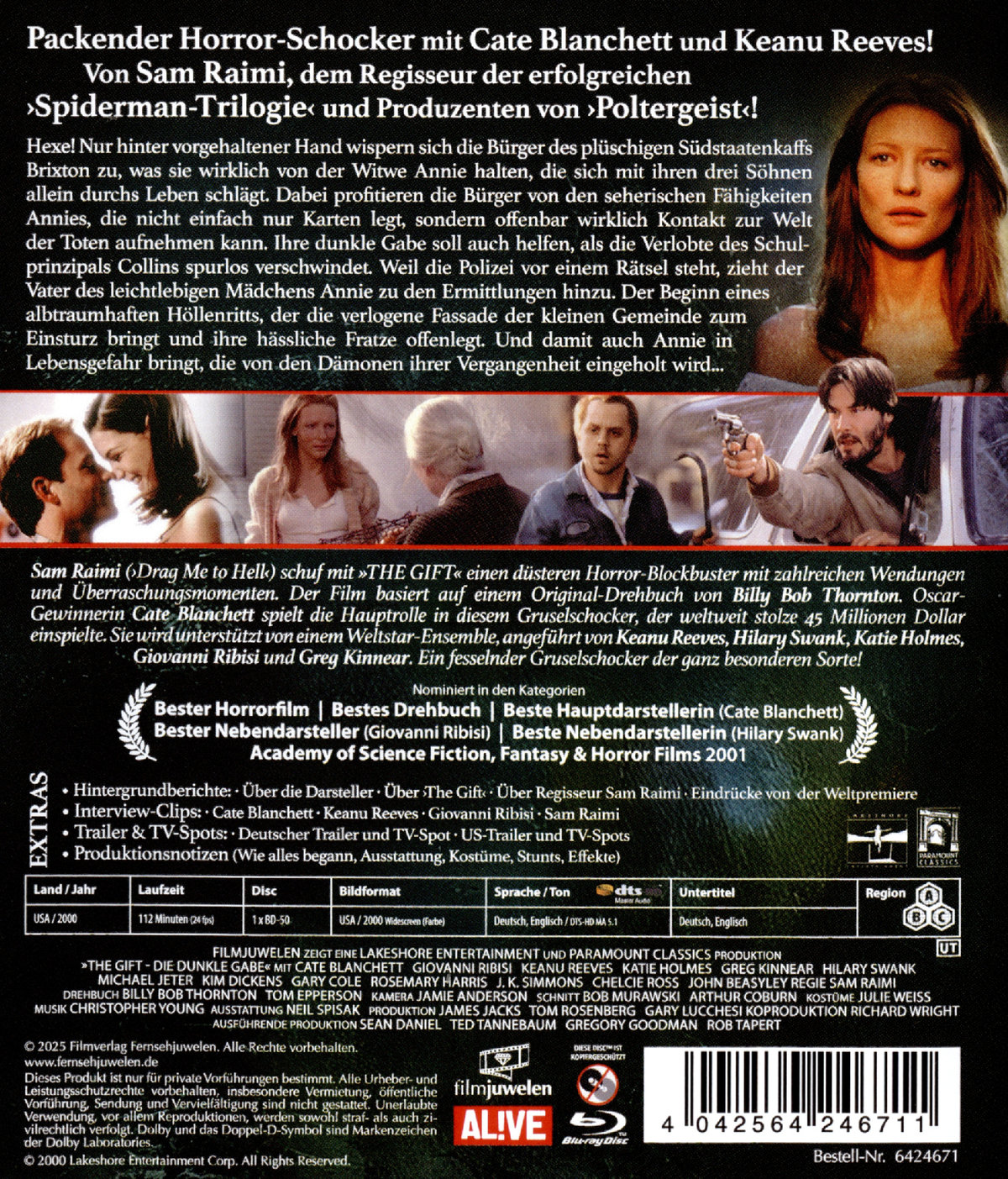 The Gift - Die dunkle Gabe (Filmjuwelen)  (Blu-ray Disc)
