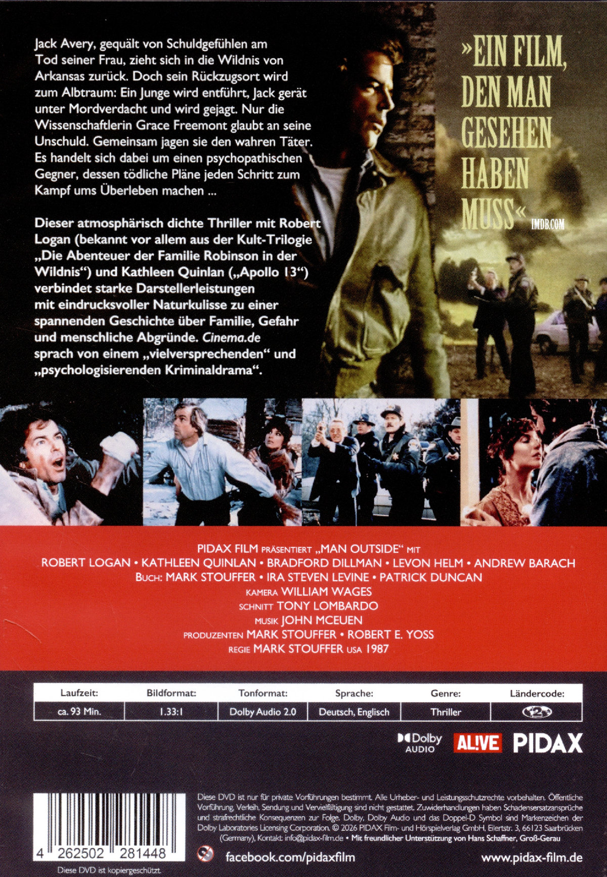 Man Outside - Es gibt immer einen Weg / Spannender Thriller mit toller Besetzung (Pidax Film-Klassiker)  (DVD)