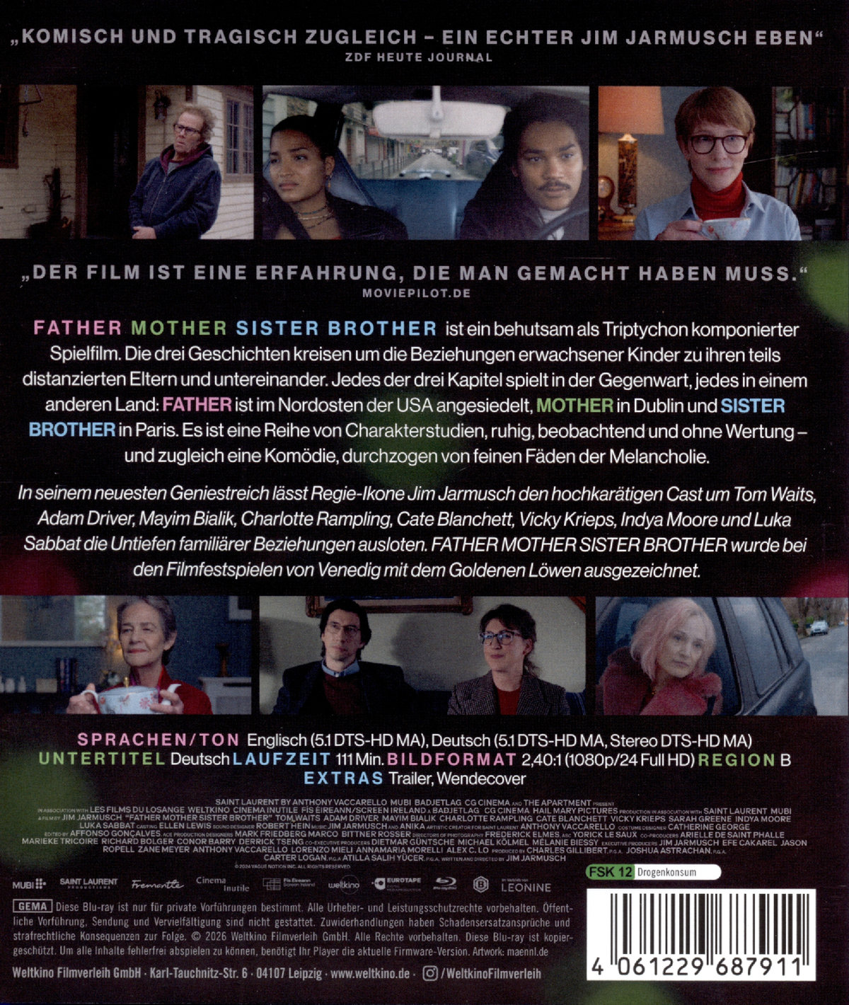 Father Mother Sister Brother  (Blu-ray Disc)