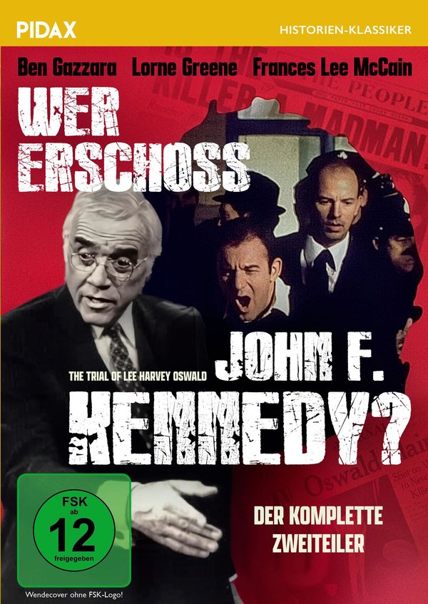 Wer erschoss John F. Kennedy? (The Trial of Lee Harvey Oswald) / Der komplette Zweiteiler über das Kennedy-Attentat mit „Bonanza“-Star Lorne Greene (Pidax Historien-Klassiker)  (DVD)
