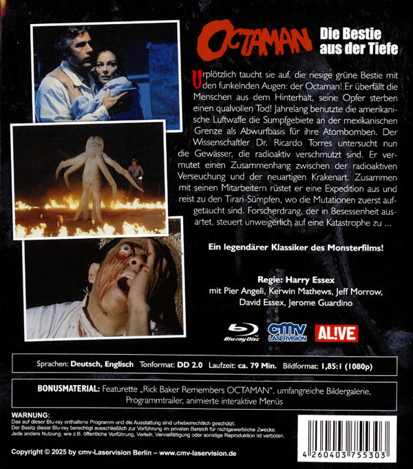 Octaman - Die Bestie aus der Tiefe  (Blu-ray Disc)