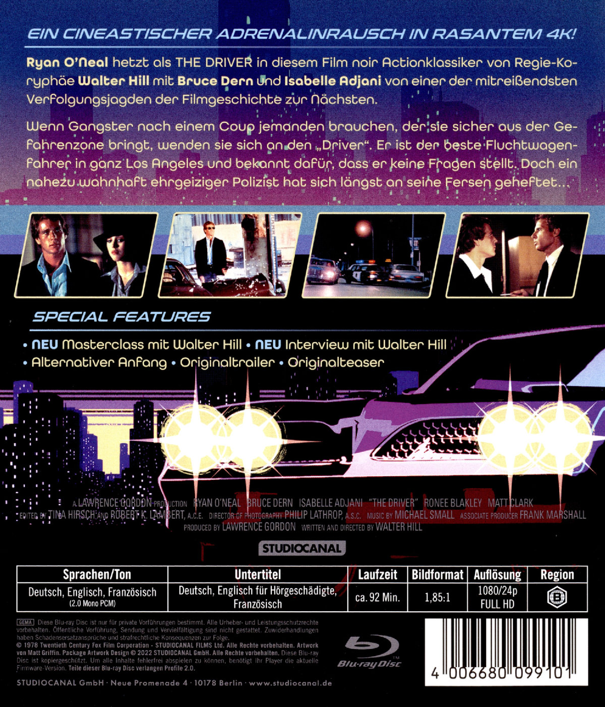Driver, The - Special Edition (blu-ray)