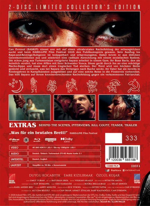 Sayara - Revenge is Darkness - Uncut Mediabook Edition  (4K Ultra HD+blu-ray) (A)