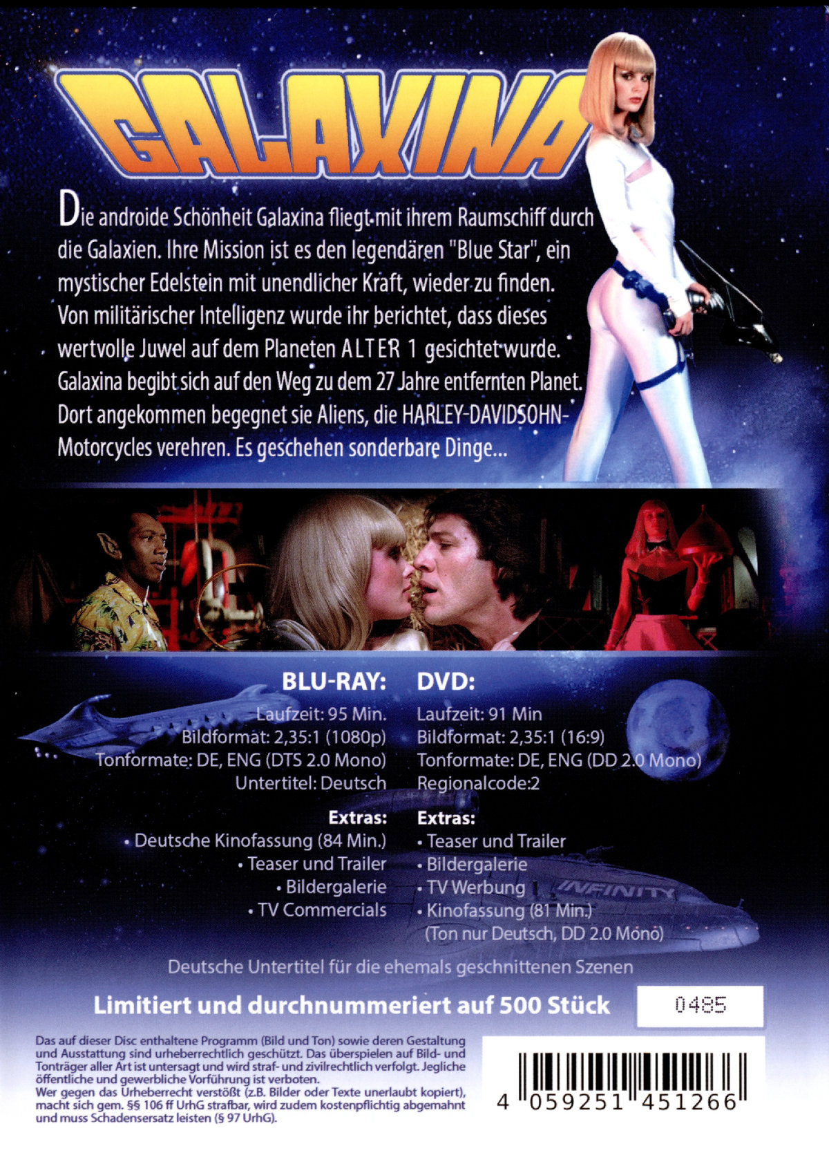 Galaxina - Uncut Mediabook Edition (DVD+blu-ray) (B)