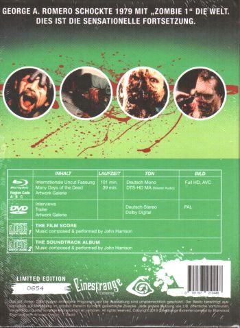 Zombie 2 - Day of the Dead - Uncut Mediabook Edition (blu-ray) (A)