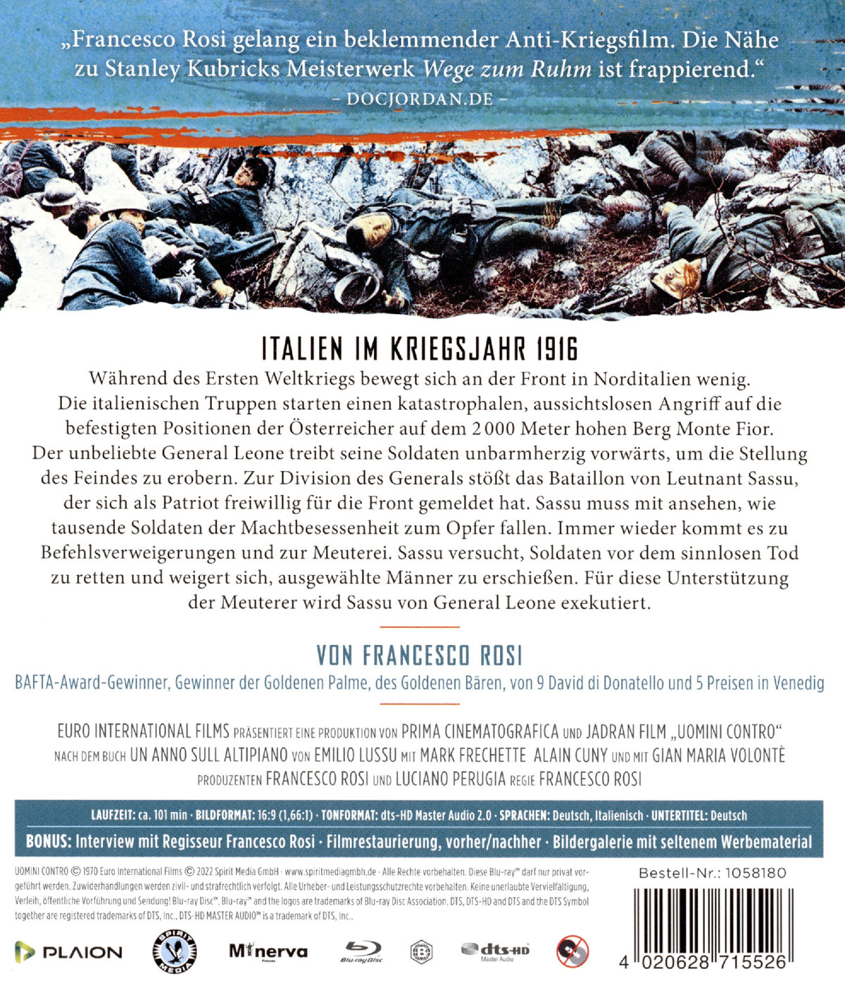 Bataillon der Verlorenen (blu-ray)