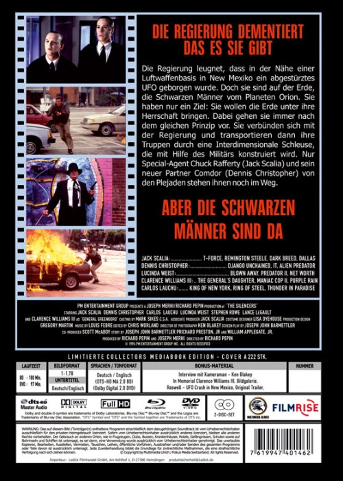 Dark Force - Silencers - Uncut Mediabook Edition  (DVD+blu-ray) (A)