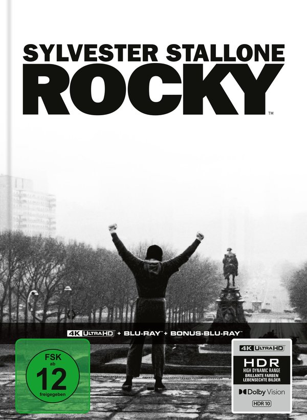Rocky - Uncut Mediabook Edition  (4K Ultra HD+blu-ray)