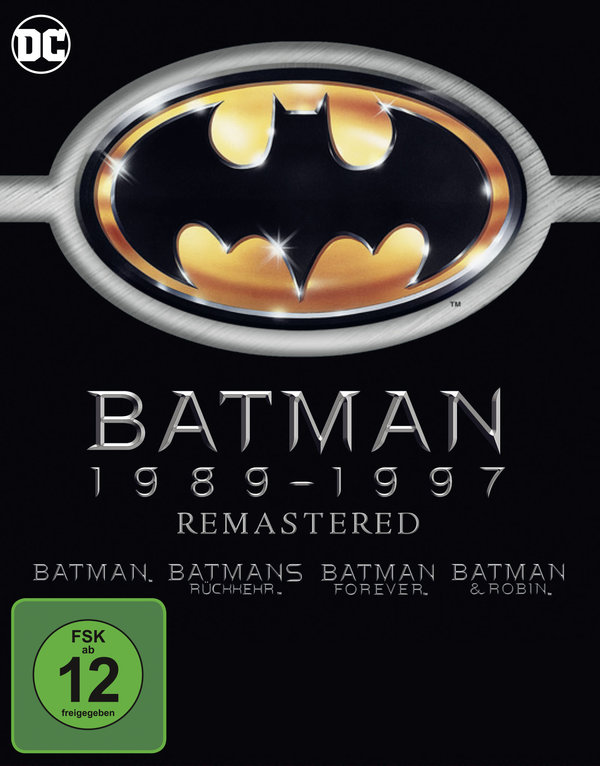 Batman 1-4 - Remastered Edition (blu-ray)