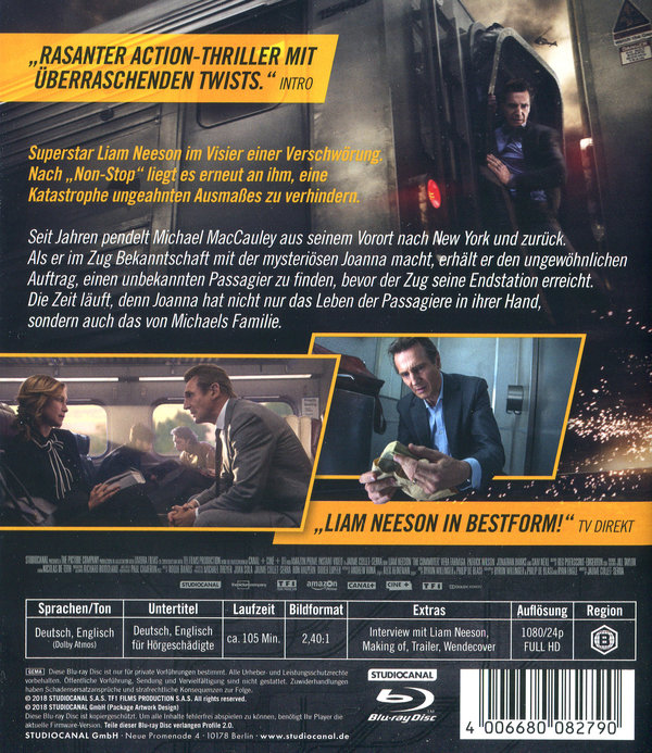 Commuter, The (blu-ray)