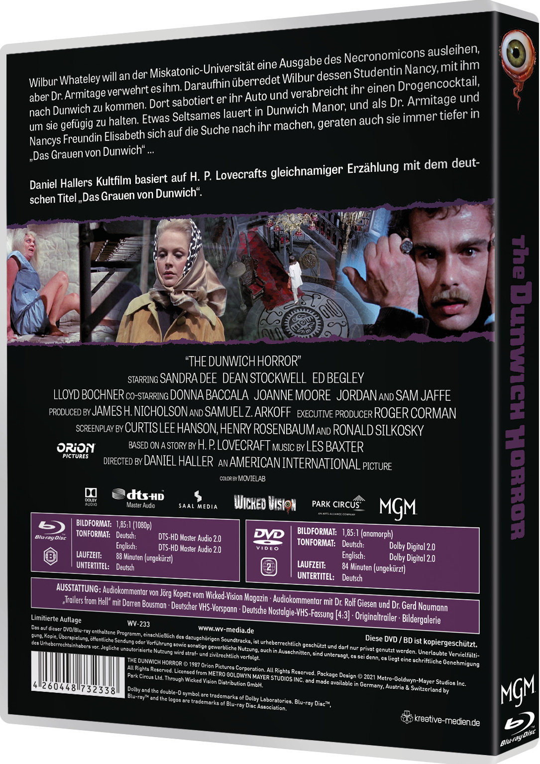 Dunwich Horror, The - Uncut Edition  (DVD+blu-ray)
