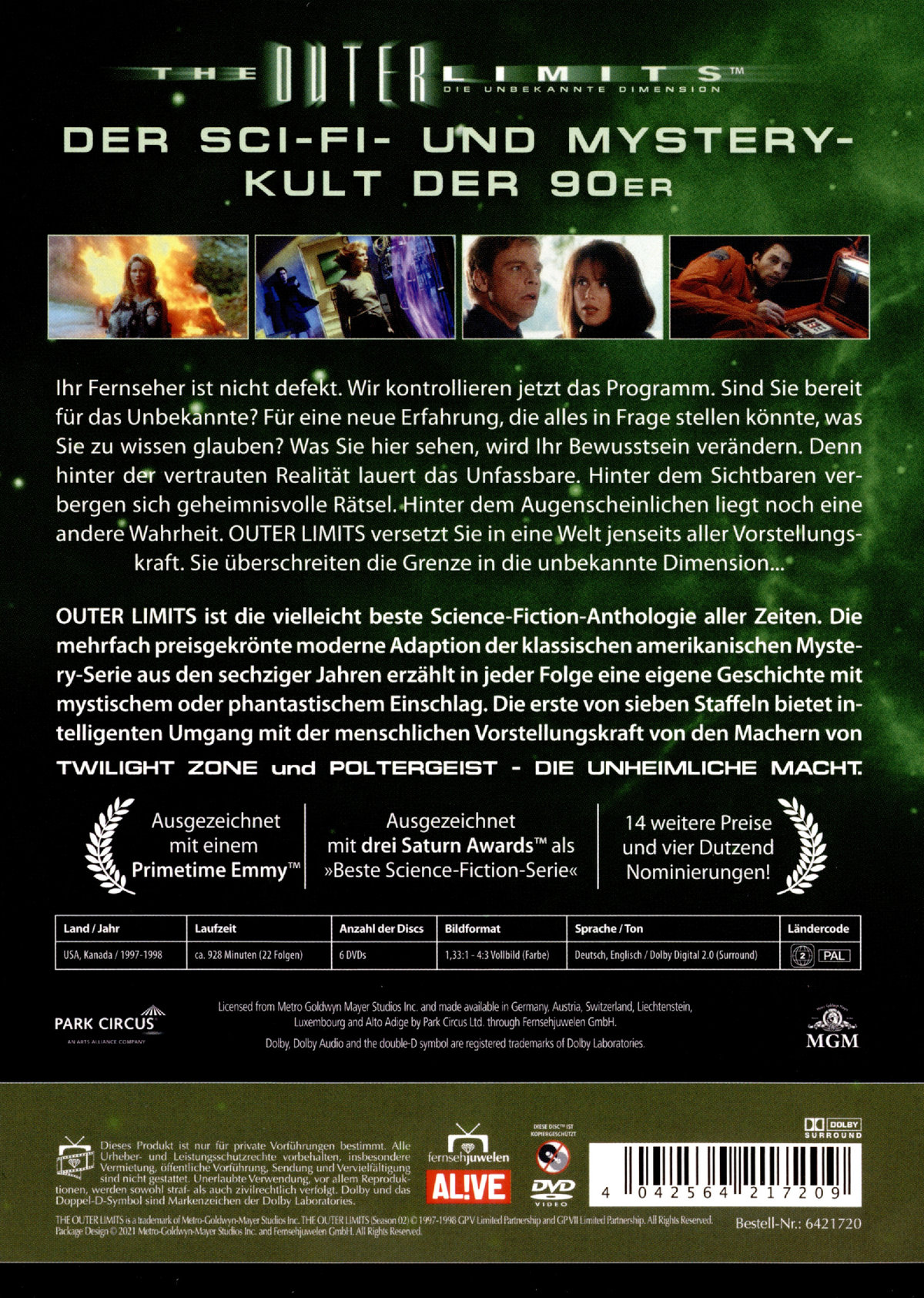 Outer Limits - Die unbekannte Dimension - Staffel 2