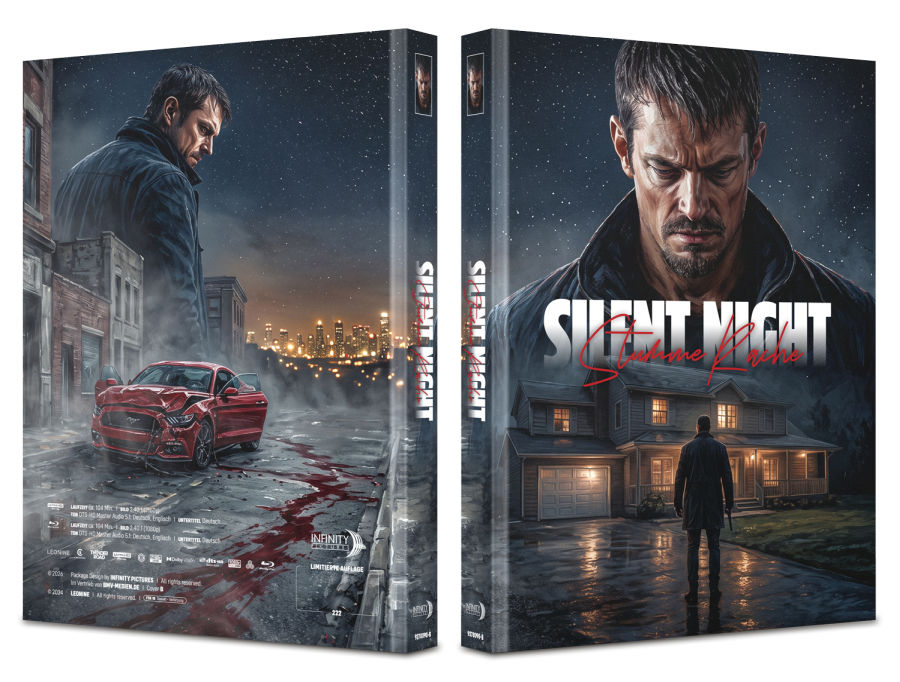 Silent Night - Stumme Rache - Uncut Mediabook Edition  (4K Ultra HD+blu-ray) (B)