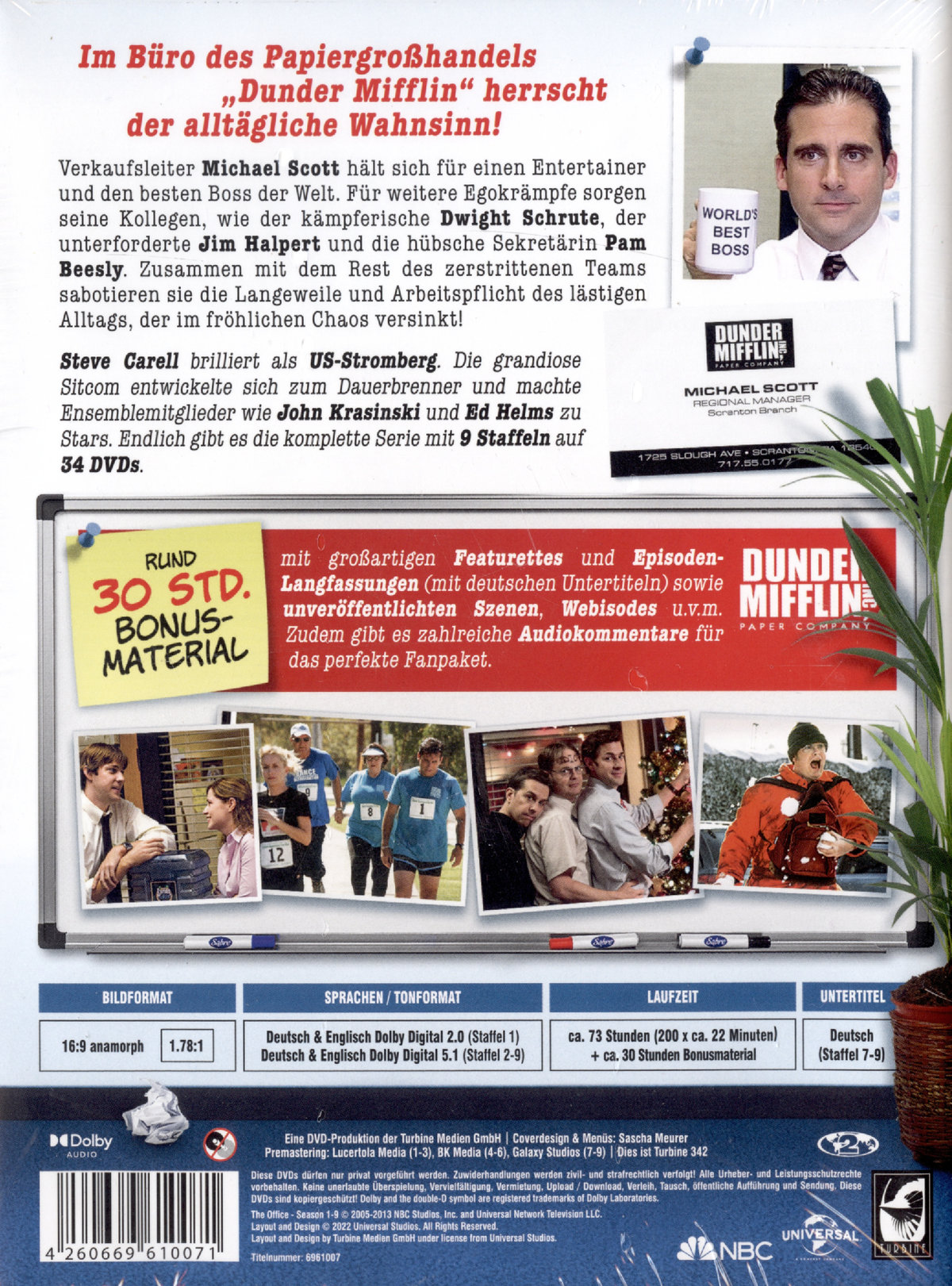 The Office (US) - Das Büro - Staffel 1-9  [34 DVDs]  (DVD)