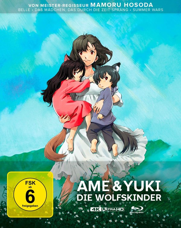 Ame & Yuki - Die Wolfskinder - Limitiertes Steelbook  (4K Ultra HD+Blu-ray)
