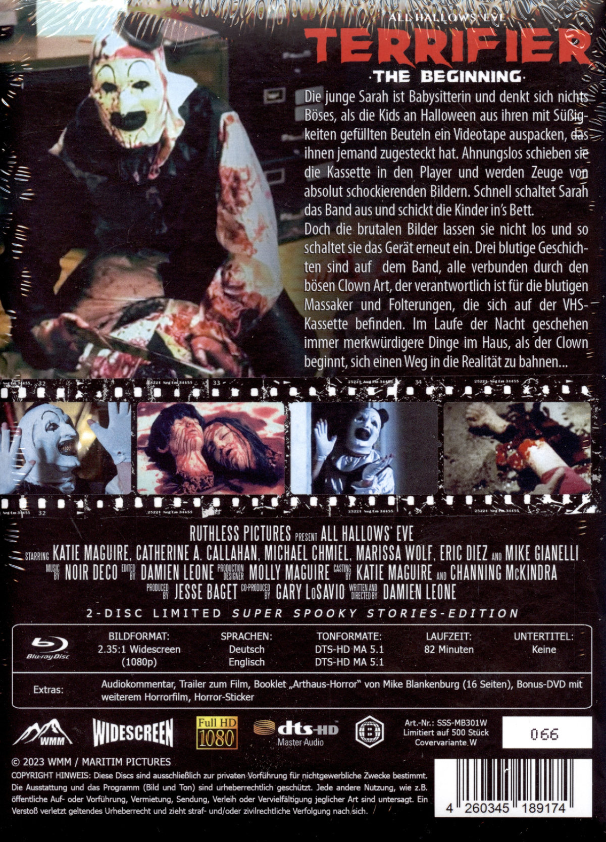 Terrifier - The Beginning - Uncut Mediabook Edition  (DVD+blu-ray) (WMM)