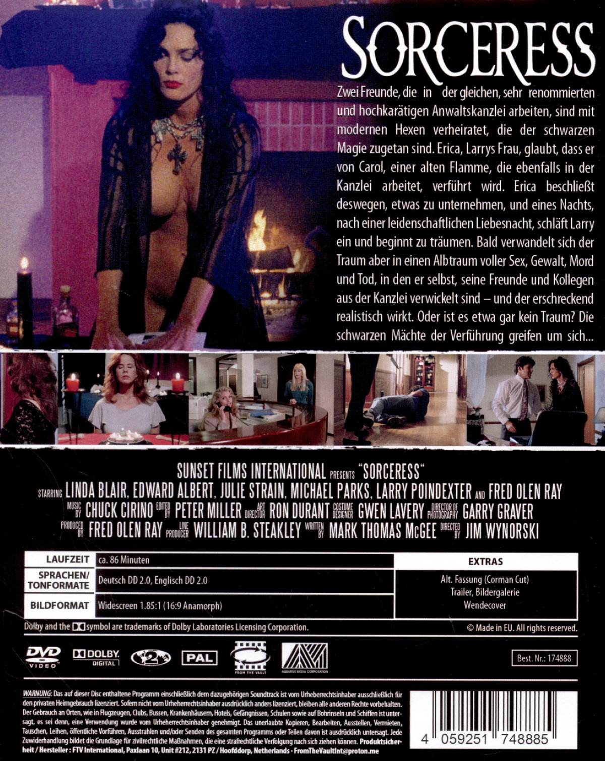 Sorceress - Unrated Director's Cut - FROM THE VAULT #23  (DVD)