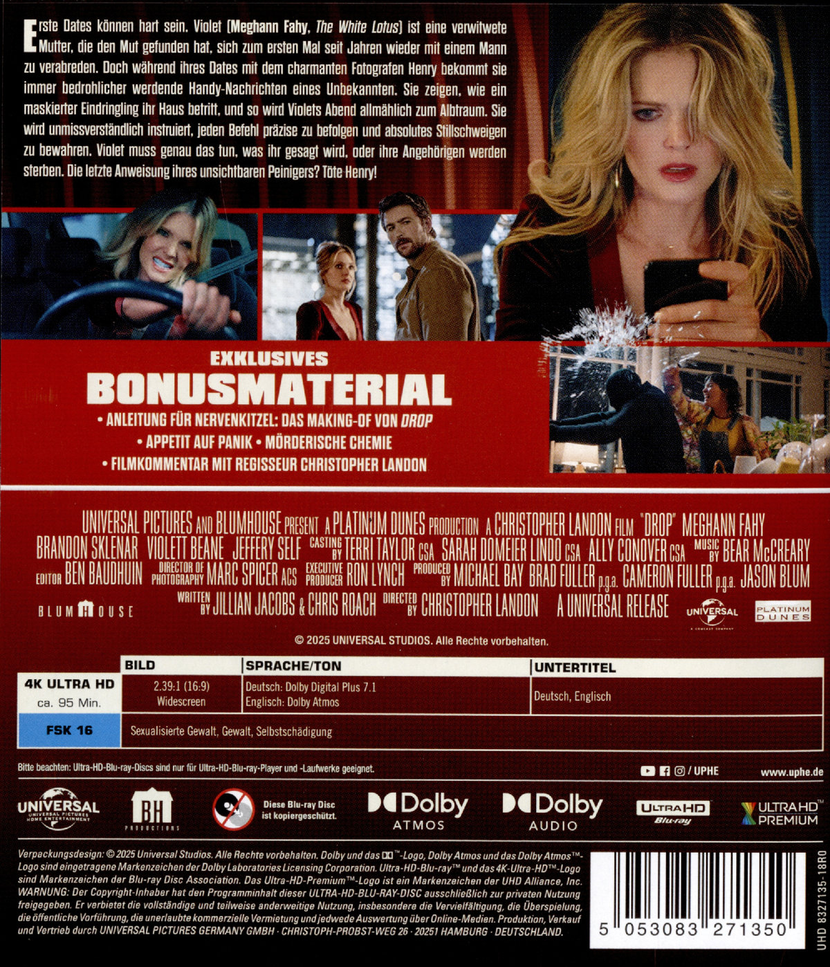 Drop - Tödliches Date  (4K Ultra HD) (+ Blu-ray)