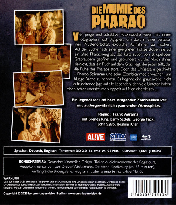 Die Mumie des Pharao  (Blu-ray Disc) Die Mumie des Pharao  (Blu-ray Disc)