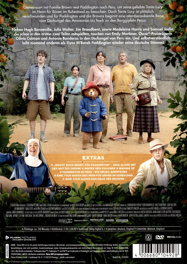 Paddington in Peru  (DVD)