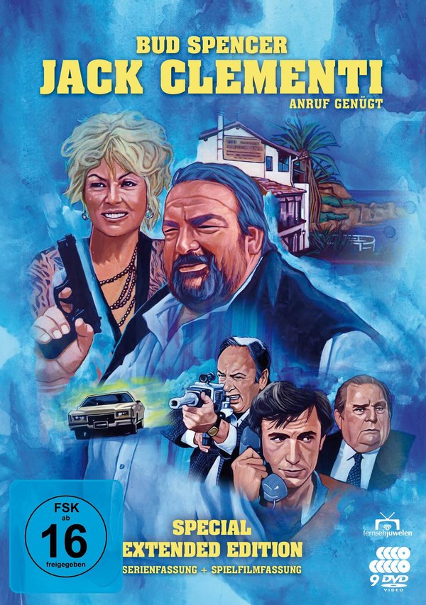 Jack Clementi, Anruf genügt - Special Edition Gesamtedition - Die 6 Spielfilme und TV-Serienfassung  [9 DVDs]  (DVD)