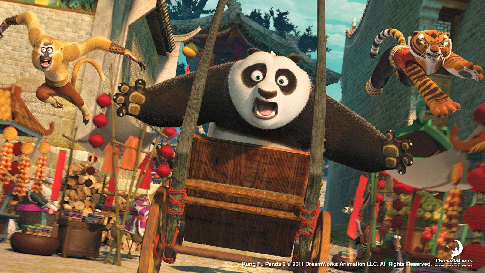 Kung Fu Panda - 1-4 Collection  [4 DVDs]  (DVD)