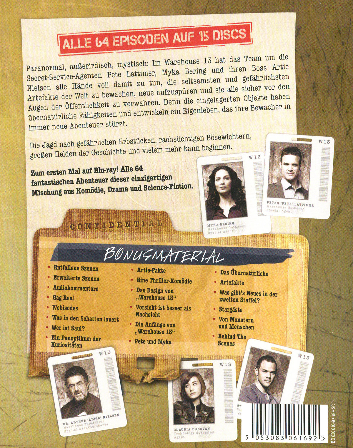 Warehouse 13 - Komplettbox (blu-ray)