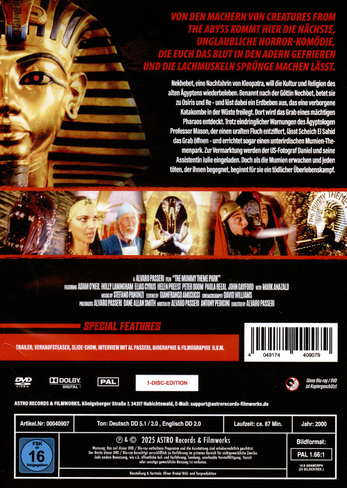 Die Mumie schlägt zurück - Uncut  (DVD)