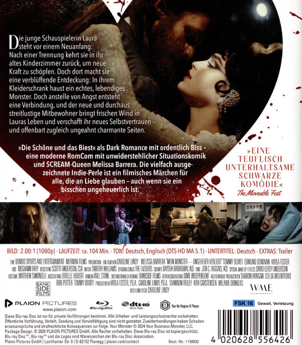 Mein Monster - Ungeheuer verliebt  (Blu-ray Disc)