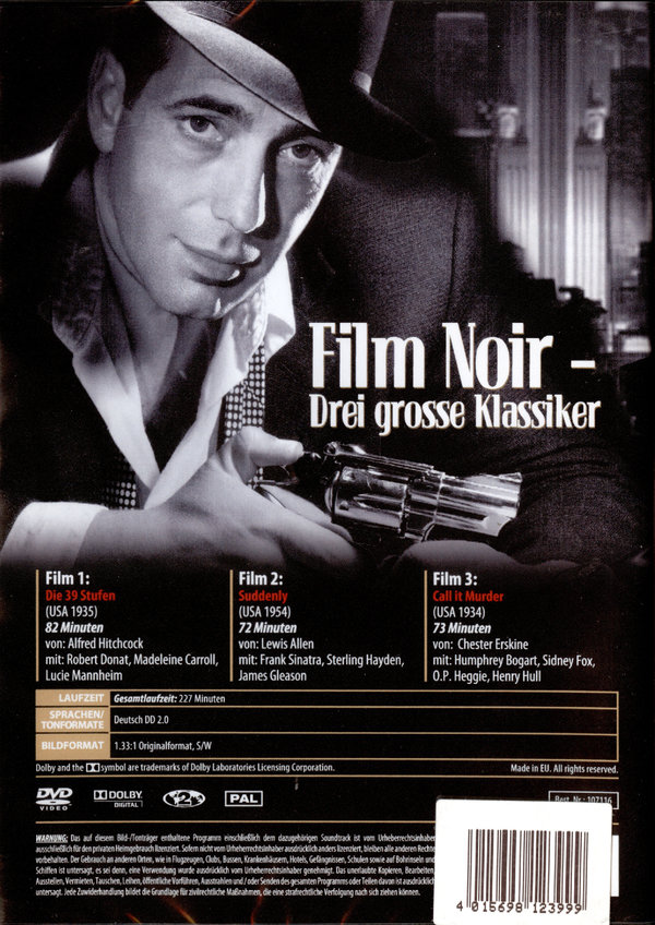 Film Noir - 3 grosse Klassiker  (DVD)