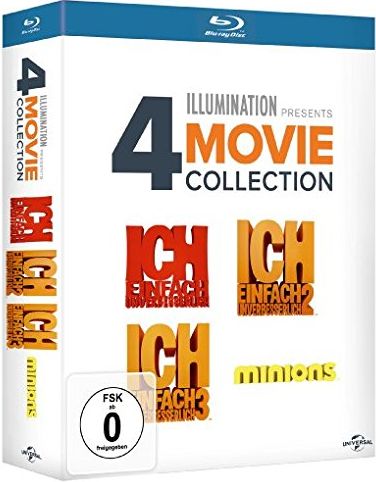 Ich - Einfach Unverbesserlich 1-3 & Minions (blu-ray)