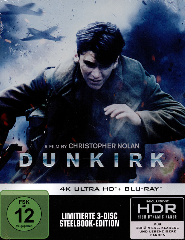 Dunkirk - Uncut Steelbook Edition  (4K Ultra HD+blu-ray)