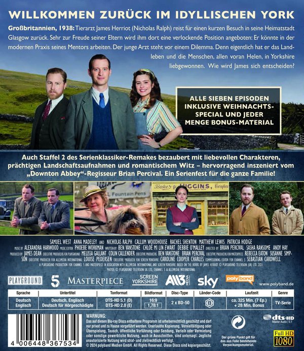 Der Doktor und das liebe Vieh - Staffel 2  [2 BRs]  (Blu-ray Disc)