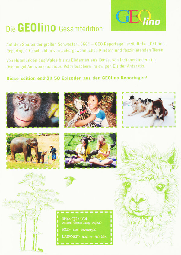 Die GEOlino Reportage Vol. 1-5  [5 DVDs]  (DVD)