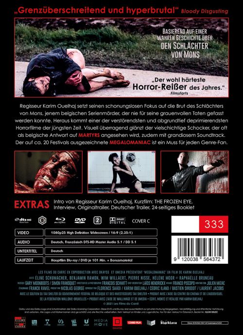 Megalomaniac - Uncut Mediabook Edition  (DVD+blu-ray) (C)