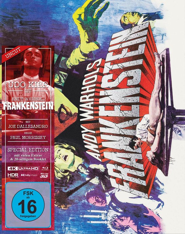 Andy Warhols Frankenstein - Uncut Mediabook Edition  (4K Ultra HD+blu-ray) (A)