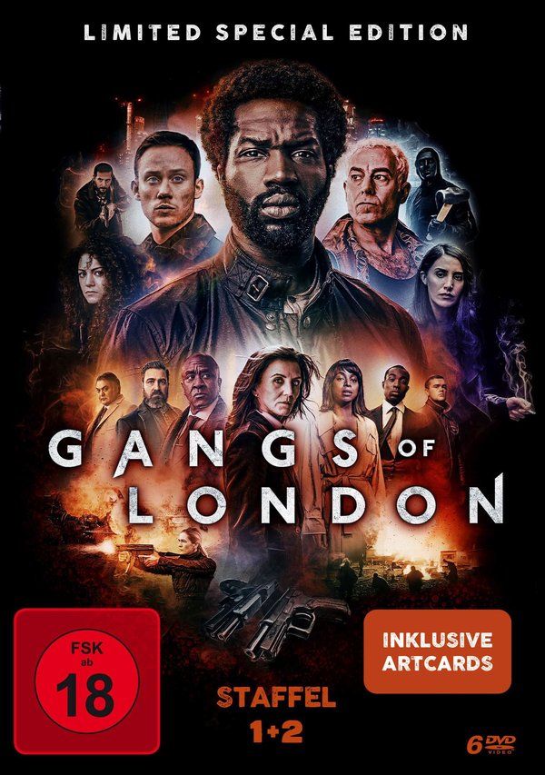 Gangs of London - Staffel 1+2 - (Limitierte Edition mit Artcards)  [6 DVDs]  (DVD)