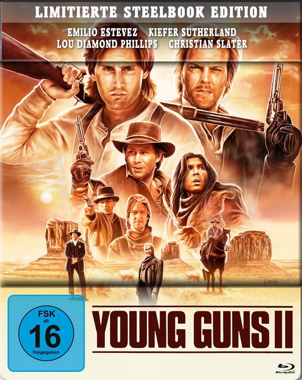 Young Guns 2 - Blaze of Glory - Uncut Steelbook Edition (blu-ray)