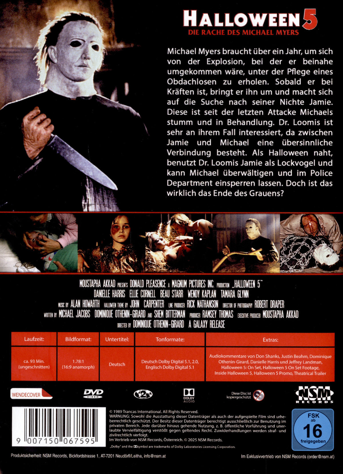 Halloween 5 - Die Rache des Michael Myers  (DVD)