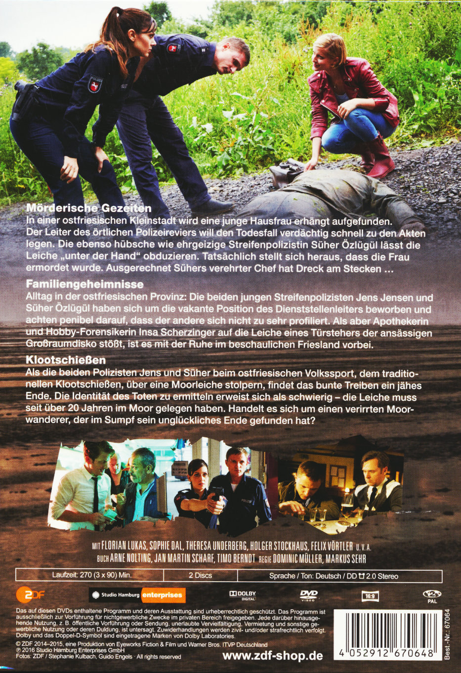 Friesland: Mörderische Gezeiten/Familiengeheimnisse/Klootschießen  (DVD)