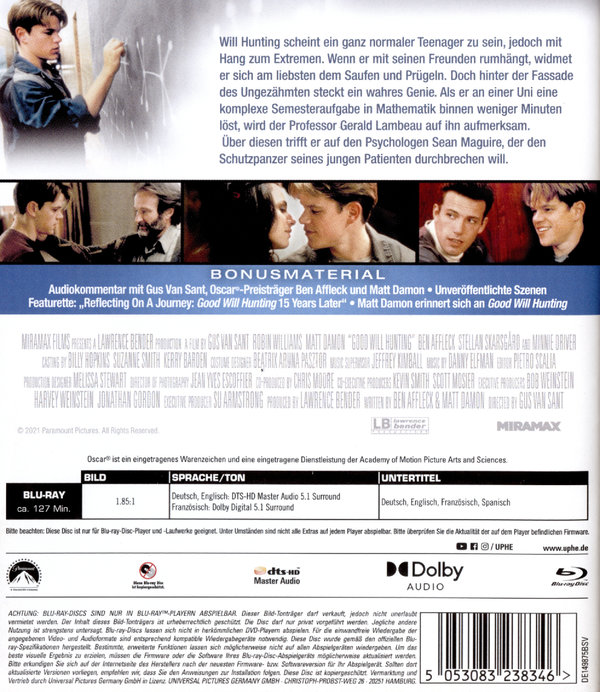 Good Will Hunting (blu-ray)
