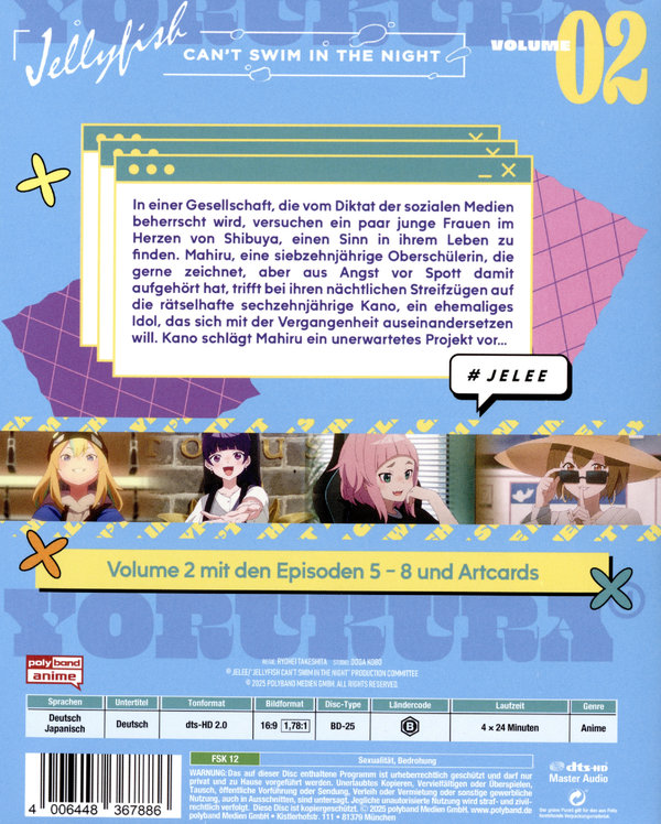 Jellyfish Can't Swim In The Night - Volume 2 - limitierte Edition mit Artcards  (Blu-ray Disc) Jellyfish Can't Swim In The Night - Volume 2 - limitierte Edition mit Artcards  (Blu-ray Disc)