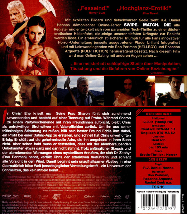 Swipe.Match.Die  (Blu-ray Disc)