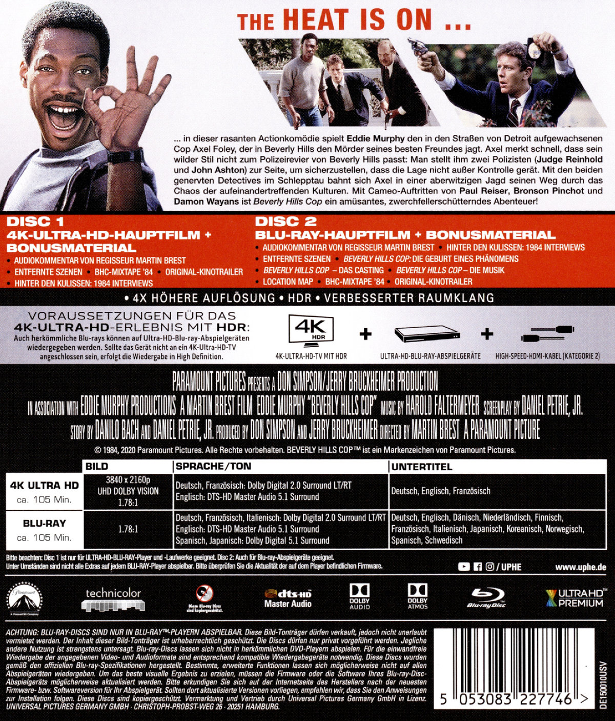 Beverly Hills Cop (4K Ultra HD)