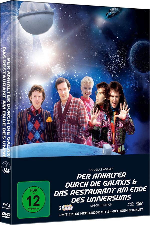 Per Anhalter durch die Galaxis & Das Restaurant am Ende des Universums - Uncut Mediabook Edition (DVD+blu-ray) (B)
