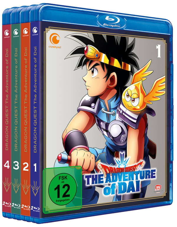 Dragon Quest: The Adventure of Dai - Staffel 1 - Bundle - Vol.1-4  [4 BRs]  (Blu-ray Disc)